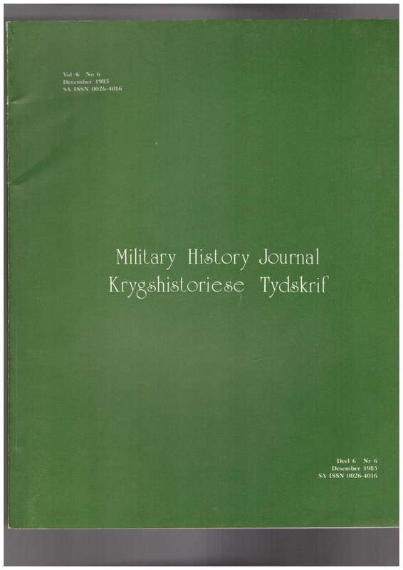 Military History Journal / Krygshistoriese Tydskrif,  Postmasburg en die Tweede Vryheidsoorlog, etc.