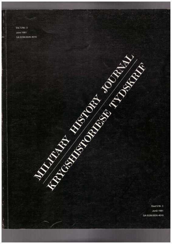 Military History Journal / Krygshistoriese Tydskrif,  The French Period at the Cape, 1781-1783, etc.
