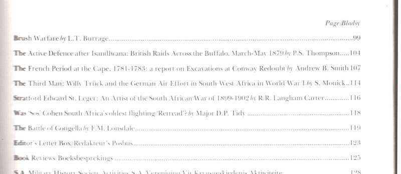 Military History Journal / Krygshistoriese Tydskrif,  The French Period at the Cape, 1781-1783, etc.
