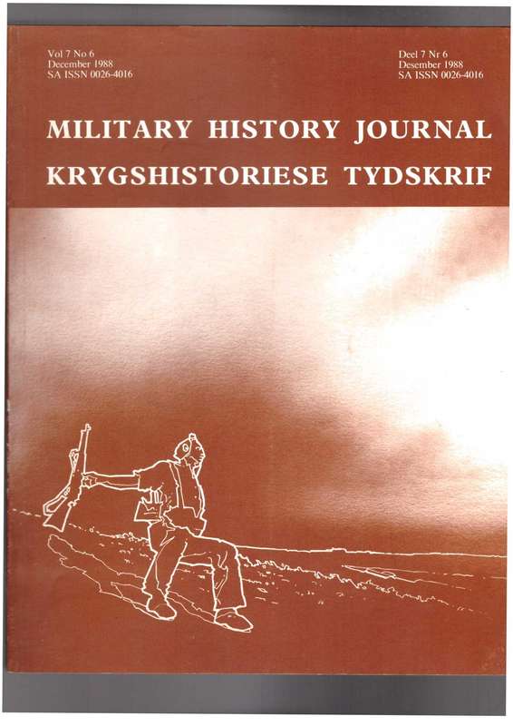 Military History Journal / Krygshistoriese Tydskrif,  Troop Sergeant Major Simeon Kambula, etc..