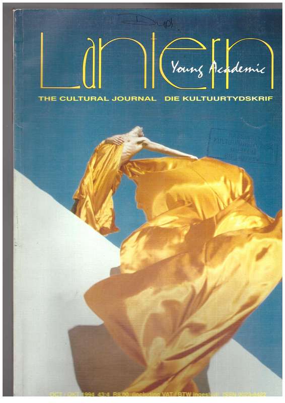 Lantern The Cultural Journal / Die kultuurtydskrif,   Guy Butler, Joao Albasini, Nico Roos, etc..