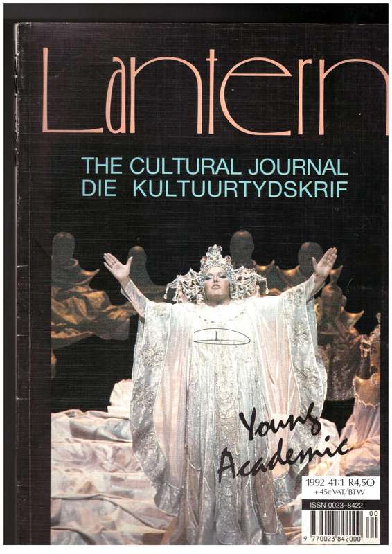 Lantern The Cultural Journal / Die kultuurtydskrif,   Rorke's Drift, Edible Plants, etc...