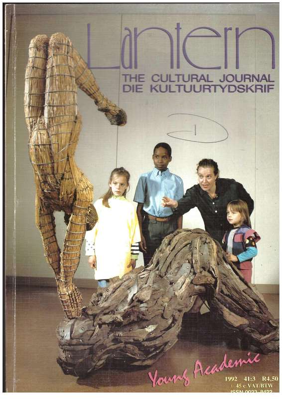 Lantern The Cultural Journal / Die kultuurtydskrif, Transvaal Museum, Modderpoort and its Cave, etc.
