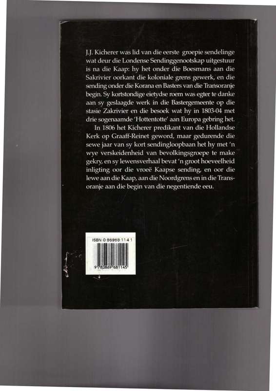 J.J. Kicherer & die Vroeë Sending 1799-1806