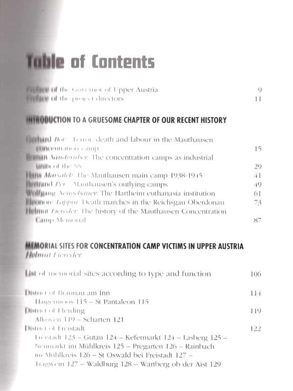 Memorial Sites for Concentration Camp Victims in Upper Austria, A documentation