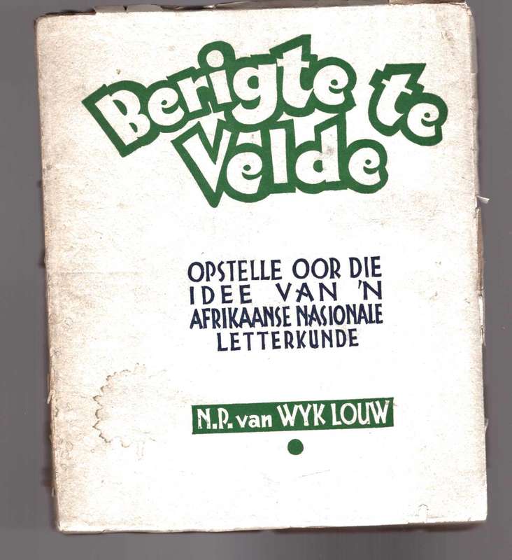 Berigte te Velde (N.P. van Wyk Louw)