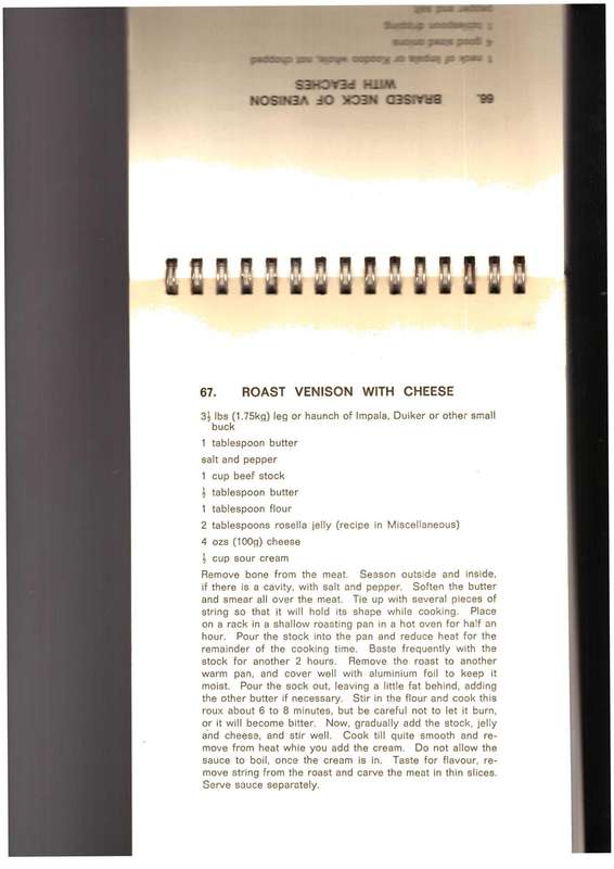A Bird in the Hand, Poultry, Game & Fish, Recipes for Rhodesians & Others