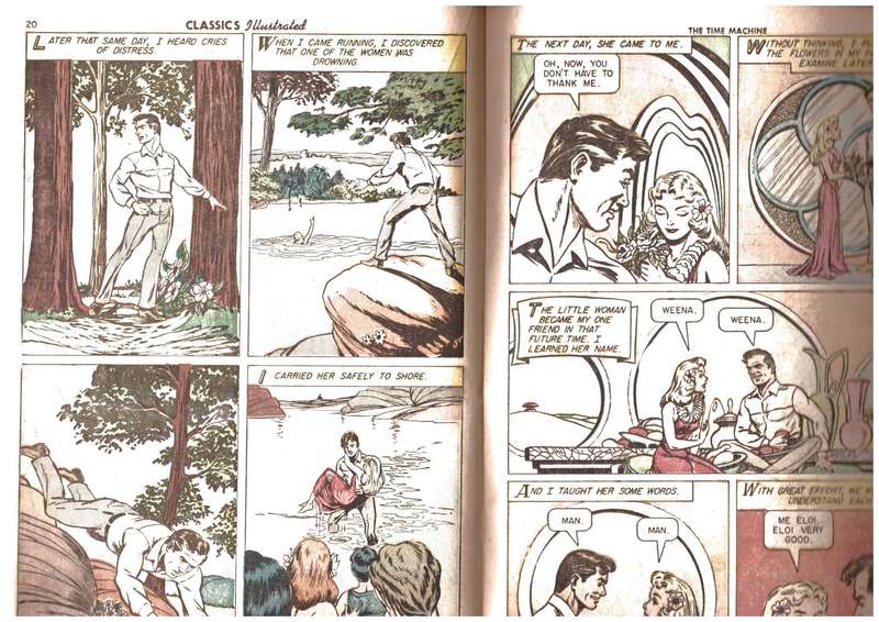 Classics Illustrated - The Time Machine (H.G. Wells)