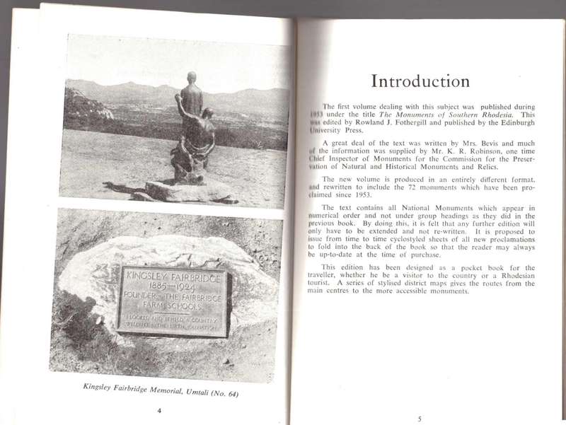 A Guide to the Historic and Pre-Historic Monuments of Rhodesia