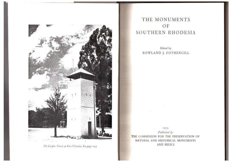 The Monuments of Southern Rhodesia