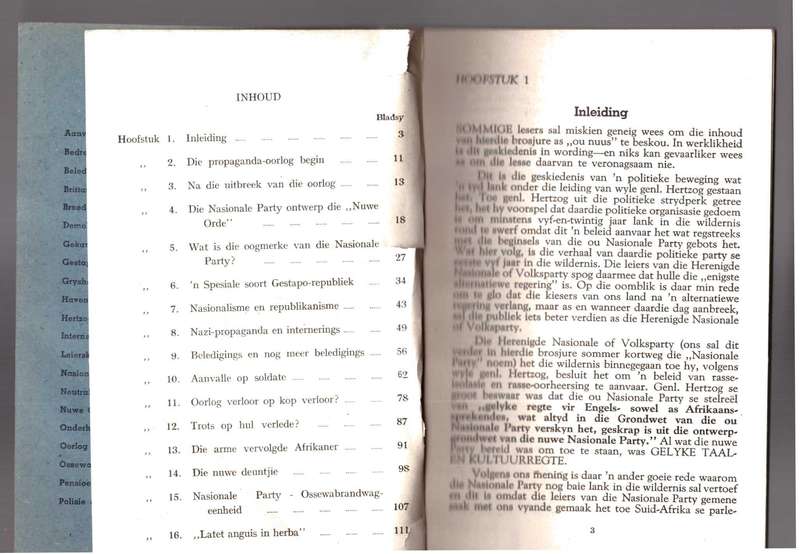 Suid-Afrikaanse Nasionalisme, sy swart verlede gedurende die oorlog, 1939 -1945