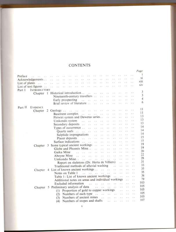 Ancient Mining in Rhodesia and adjacent areas