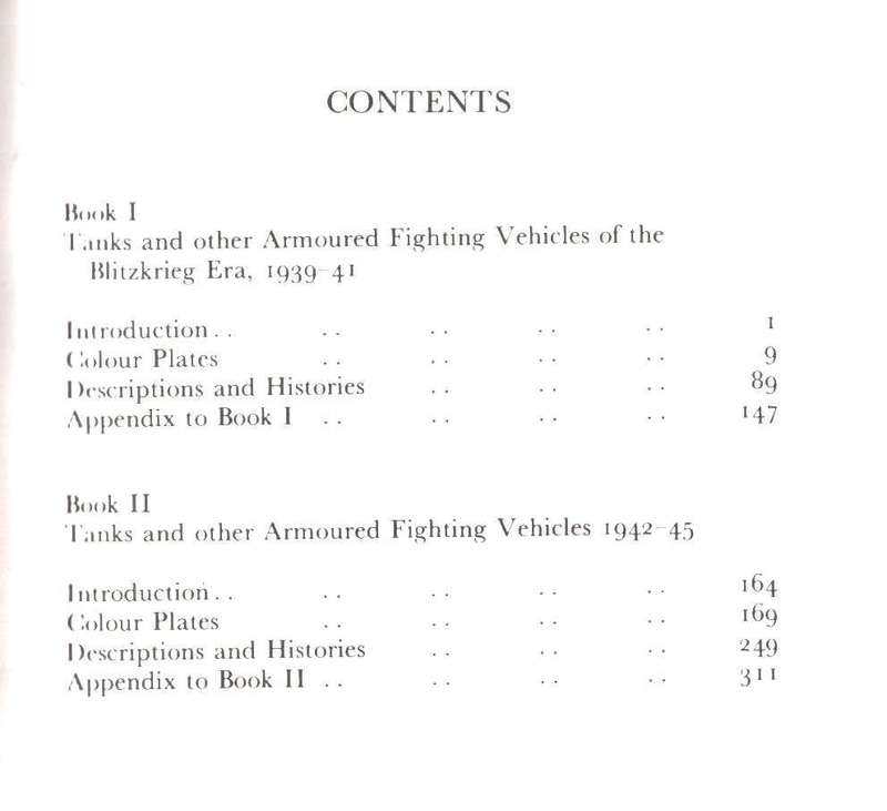 Tanks and other Armoured Fighting Vehicles of World War II