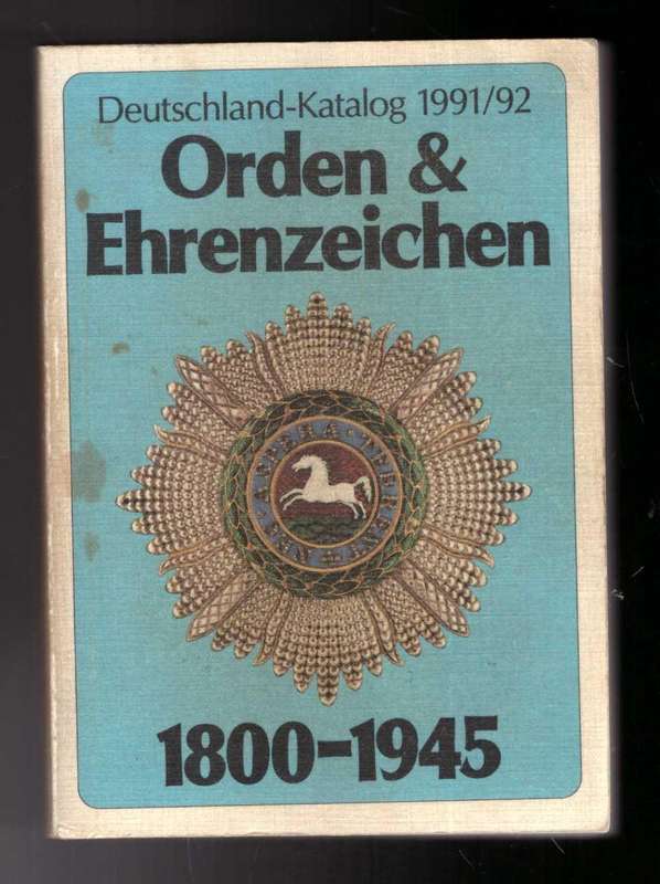 Orden & Ehrenzeichen, 1800-1945