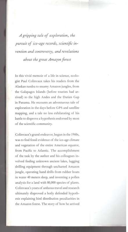 Amazon Expeditions My Quest for the Ice-Age Equator