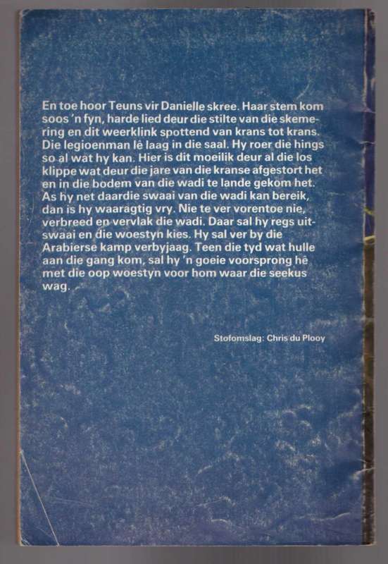 Sahara - Avontuur Reeks, Nr. 24, Spelomk van verskrikking