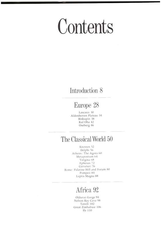 The Atlas of Archaeology