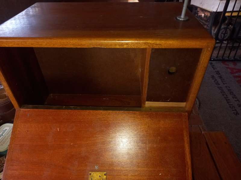 Wooden (teak) shooting box