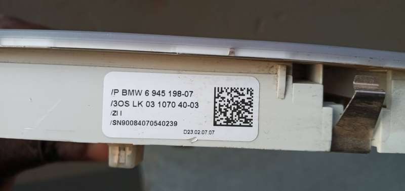 BMW 1 SERIES E87 INTERIOR REAR ROOF LIGHT