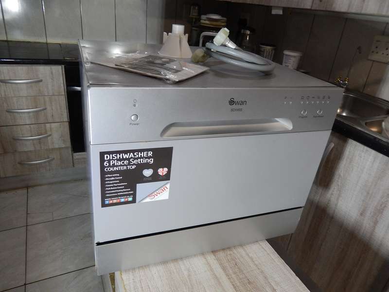 SWAN SDW6S 6 PLACE COUNTERTOP DISHWASHER