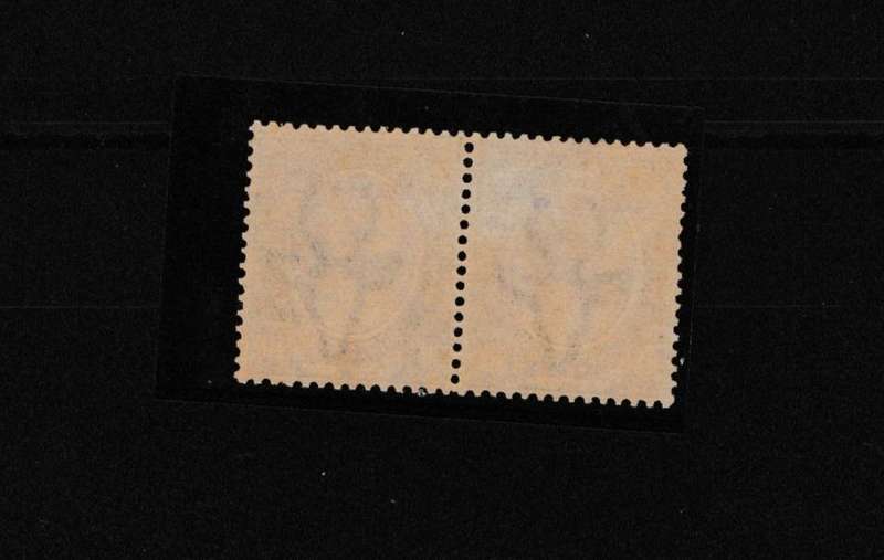 South West Africa 1923 KGV Type I 10s with dropped stop pair very fine unmounted with certificate