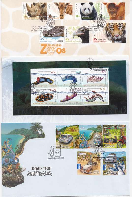 Australia Modern Lot  of first day covers and maxi cards very fine
