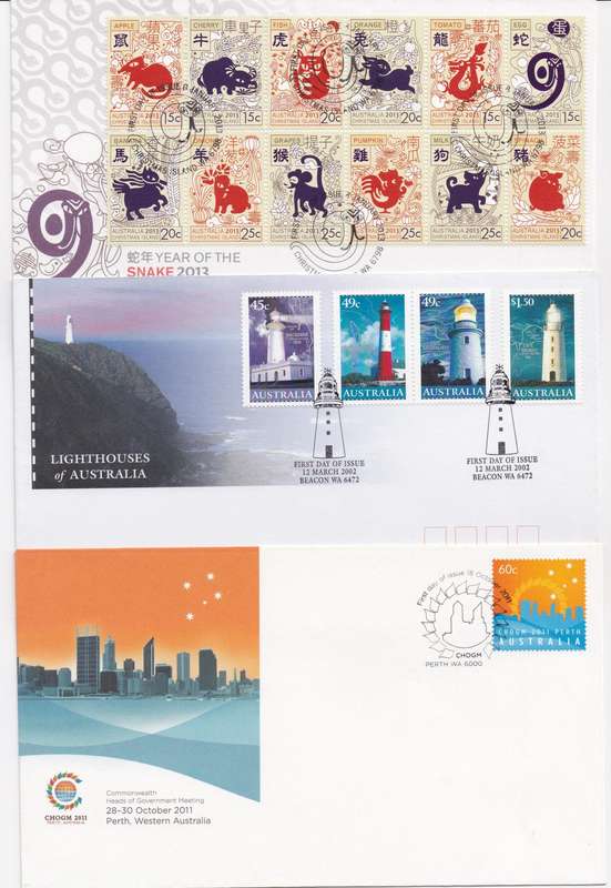 Australia Modern Lot  of first day covers and maxi cards very fine