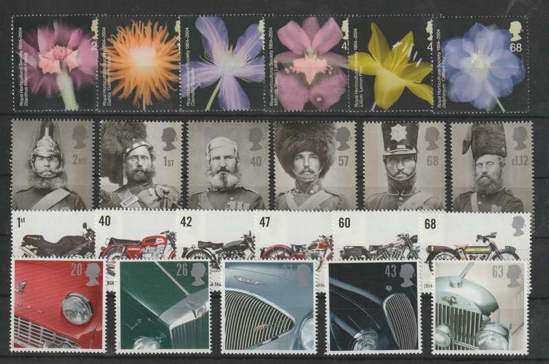Great Britain 1996-2005 lot of 4 sets very fine unmounted mint