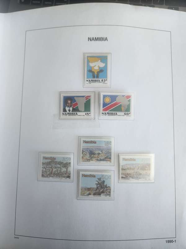Namibia 1990-2009 Collection of mint stamps and first day covers in albums