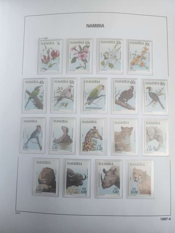 Namibia 1990-2009 Collection of mint stamps and first day covers in albums