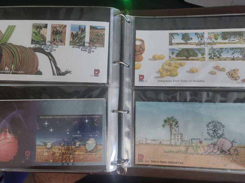 Namibia 1990-2009 Collection of mint stamps and first day covers in albums