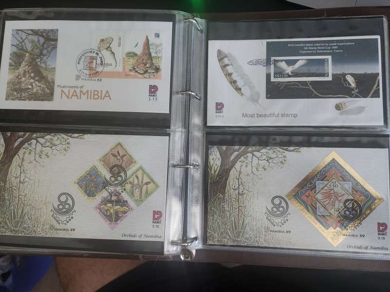 Namibia 1990-2009 Collection of mint stamps and first day covers in albums