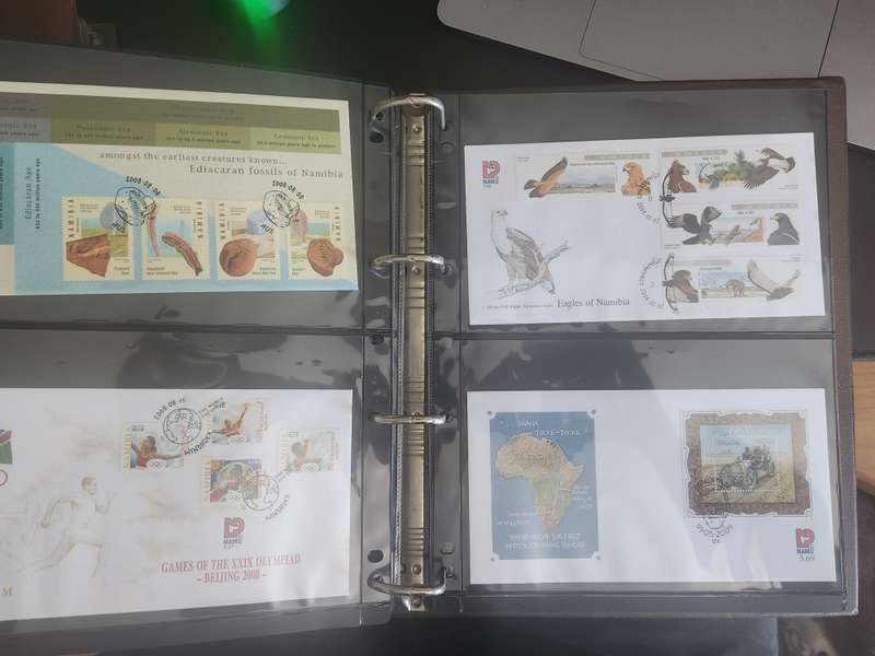 Namibia 1990-2009 Collection of mint stamps and first day covers in albums