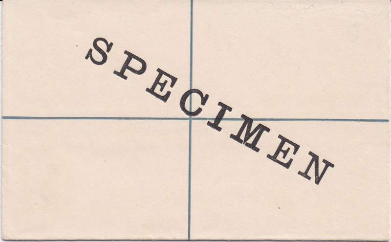 Nyasaland 1910 KEVII 4d blue registration envelope SPECIMEN very fine