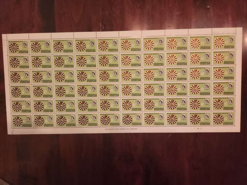 Rhodesia and Nyasaland 1963 World Council set of  2 sheets unmounted mint