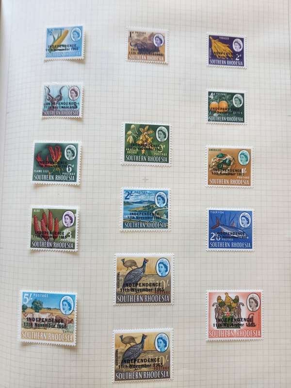 Rhodesia & World Collection of mint, used, first day covers, full sheets