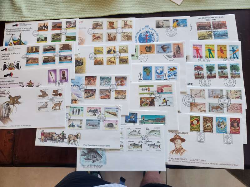 Rhodesia & World Collection of mint, used, first day covers, full sheets