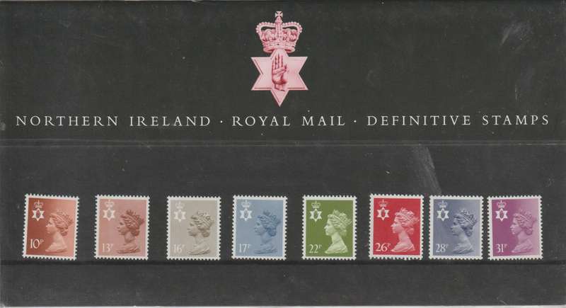 Great Britain Regionals Northern Ireland 1984 presentation Pack no 8 complete