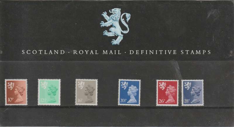 Great Britain Regionals Scotland 1983 Presentation Pack no 2 complete