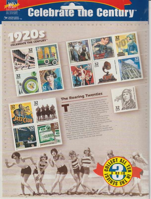USA 1920s/1930s/1940s Special miniature sheets with Bronco Super Bowl cover
