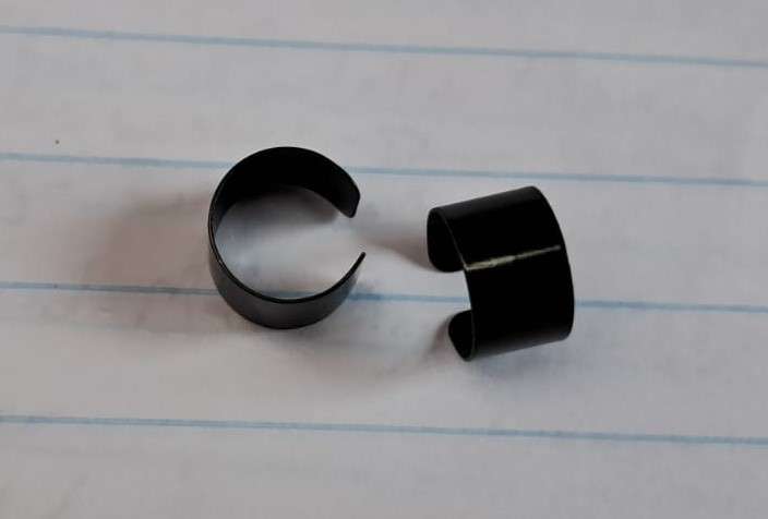 Non Piercing Cuff Earrings - Black