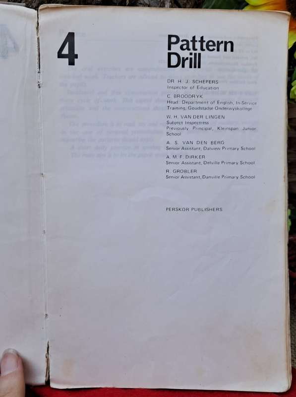 Pattern Drill 4 English Handbook
