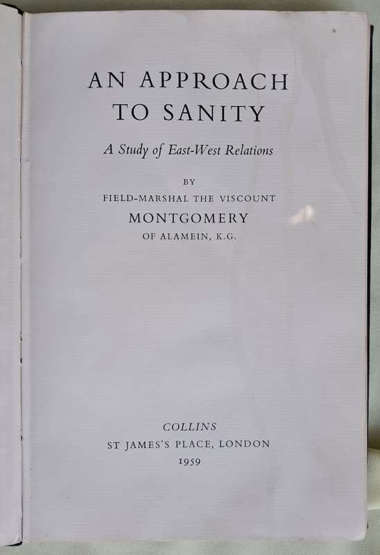 An Approach to Sanity (1959)