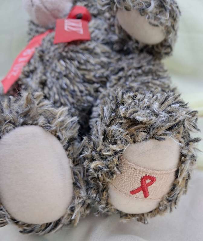 Plush Teddy Bear - Articulated 'Danke 2018' - Clemens