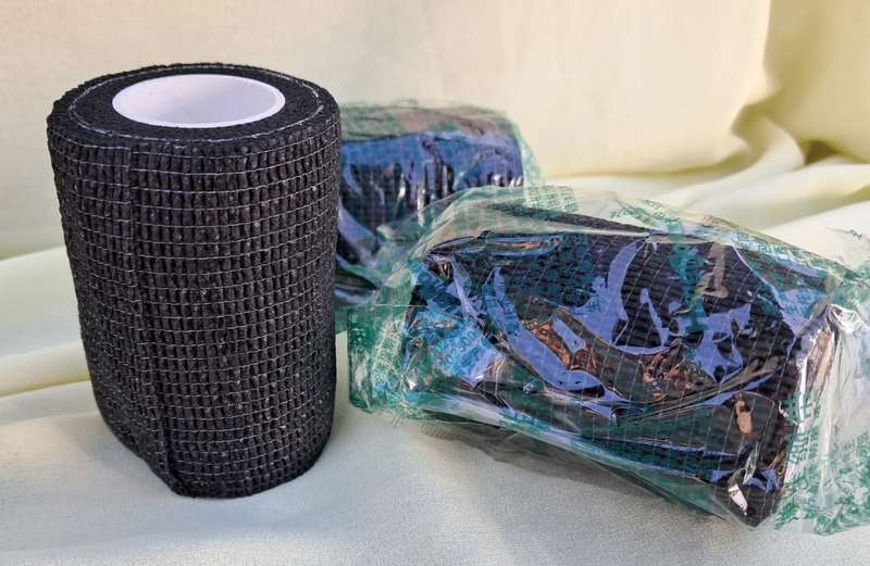Cohesive Elastic Conforming Bandage Black 75mm