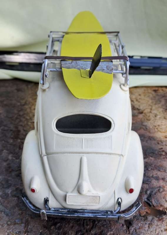 22cm Resin and Tinplate VW Beetle - Mr Price