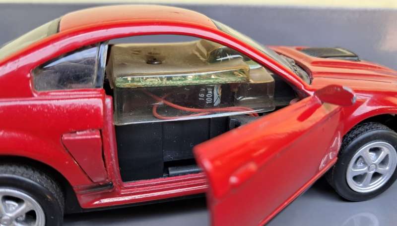 NewRay 1:24 RC Kit Car Ford Mustang Mach 1 NO BOX NO REMOTE