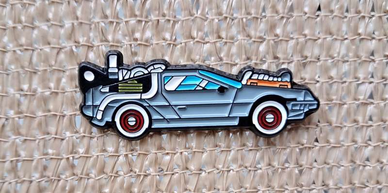 Enamel Metal Pin Badge DeLorean