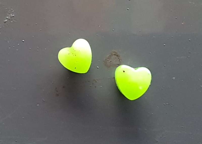 Glow-in-the-dark Non-piercing Magnetic Earrings - Hearts