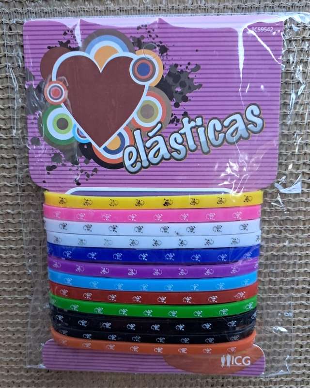 5mm Rubber Bracelets Pack of 12 - Mix Colours Scorpion Print